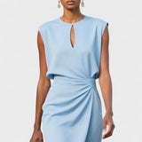 Abito Midi Incrociato dalla Silhouette Elegante