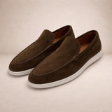 Mocassini in pelle slip-on Regular Fit da uomo