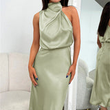 Abito Lungo con Spalline Eleganti