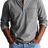 Camicia Vintage in Cotone a Maniche Lunghe