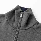Cardigan Uomo in Maglia con Zip Completa