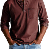Camicia Vintage in Cotone a Maniche Lunghe