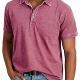 Polo Uomo Colletto Strutturato Taglio Elegante