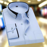 Camicia Classica in Cotone a Manica Lunga