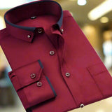 Camicia Classica in Cotone a Manica Lunga