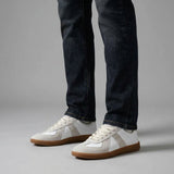 Sneakers Uomo Basse con Lacci e Suola in Gomma