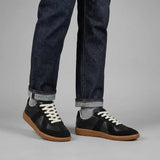 Sneakers Uomo Basse con Lacci e Suola in Gomma