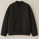Giacca Bomber in Misto Lana Vestibilità Boxy