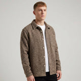 Overshirt strutturato con abbottonatura da uomo