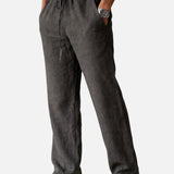 Pantaloni Uomo Effetto Lino Relax
