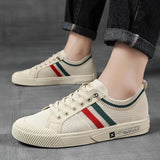 Sneakers Uomo Retro Minimaliste a Strisce