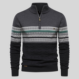 Maglione Uomo Scandinavo con Mezza Zip