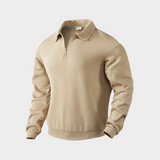 Maglione Uomo con Collo Alto e Zip