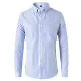 Camicia a Righe Verticali dal Taglio Aderente