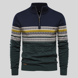 Maglione Uomo Scandinavo con Mezza Zip