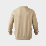 Maglione Uomo con Collo Alto e Zip