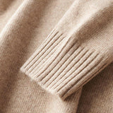 Pullover uomo corto con zip moderno