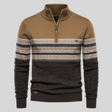 Maglione Uomo Scandinavo con Mezza Zip