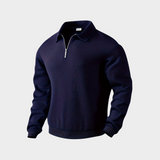 Maglione Uomo con Collo Alto e Zip