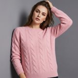 Pullover a treccia con vestibilità oversized