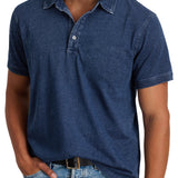 Polo Uomo Colletto Strutturato Taglio Elegante