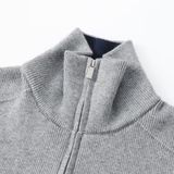 Cardigan Uomo in Maglia con Zip Completa