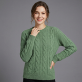 Pullover a treccia con vestibilità oversized