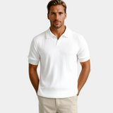 Polo Uomo Rigata in Maglia Elasticizzata