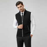 Gilet Uomo in Maglia con Collo Alto