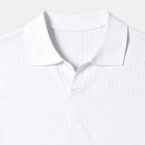 Polo Uomo Rigata in Maglia Elasticizzata