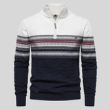 Maglione Uomo Scandinavo con Mezza Zip