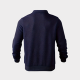 Maglione Uomo con Collo Alto e Zip