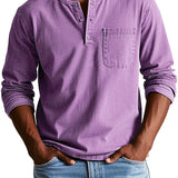 Camicia Vintage in Cotone a Maniche Lunghe
