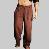 Pantaloni Uomo Larghi dal Design Moderno