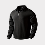Maglione Uomo con Collo Alto e Zip