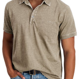 Polo Uomo Colletto Strutturato Taglio Elegante