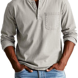 Camicia Vintage in Cotone a Maniche Lunghe
