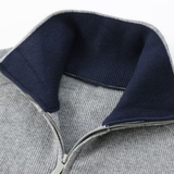 Cardigan Uomo in Maglia con Zip Completa