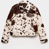 Giacca Corta Western con Colletto Classico