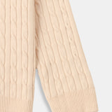 Maglione Uomo a Trecce con Mezza Zip
