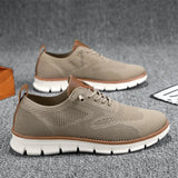 Sneakers Uomo in Maglia Leggera e Traspirante