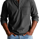 Camicia Vintage in Cotone a Maniche Lunghe