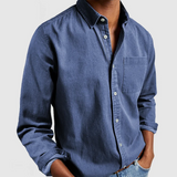 Blusa da Uomo in Cotone e Poliestere