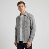 Overshirt strutturato con abbottonatura da uomo