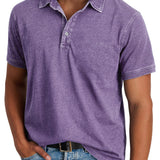 Polo Uomo Colletto Strutturato Taglio Elegante