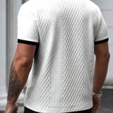 Maglia Polo Uomo Colorblock in Poliestere