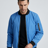 Giacca bomber classica con chiusura a zip