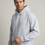Felpa Uomo Oversize in Misto Cotone con Cappuccio
