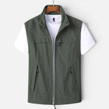 Gilet Uomo Leggero con Zip Frontale