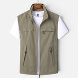 Gilet Uomo Leggero con Zip Frontale